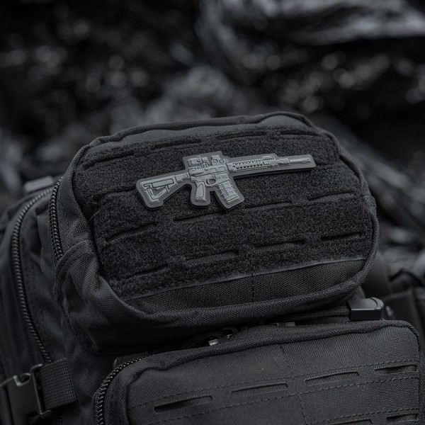 M-Tac нашивка AR-15 3D ПВХ темно-сіра - 51112012 M-Tac нашивка AR-15 3D ПВХ темно-сіра - 51112012