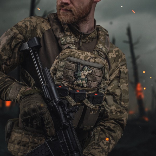 M-Tac нашивка Tactical girl №1 tattoo Тризуб PVC MM14 - 51116106 M-Tac нашивка Tactical girl №1 tattoo Тризуб PVC MM14 - 51116106