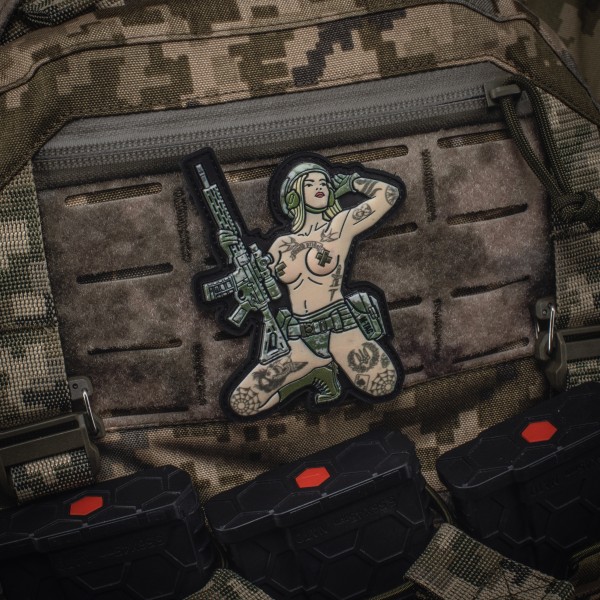 M-Tac нашивка Tactical girl №1 tattoo Тризуб PVC MM14 - 51116106 M-Tac нашивка Tactical girl №1 tattoo Тризуб PVC MM14 - 51116106