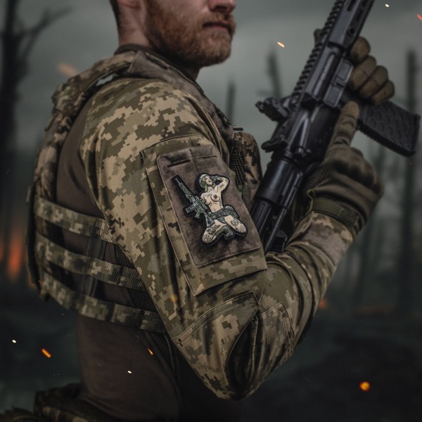M-Tac нашивка Tactical girl №1 tattoo Тризуб PVC MM14 - 51116106 M-Tac нашивка Tactical girl №1 tattoo Тризуб PVC MM14 - 51116106