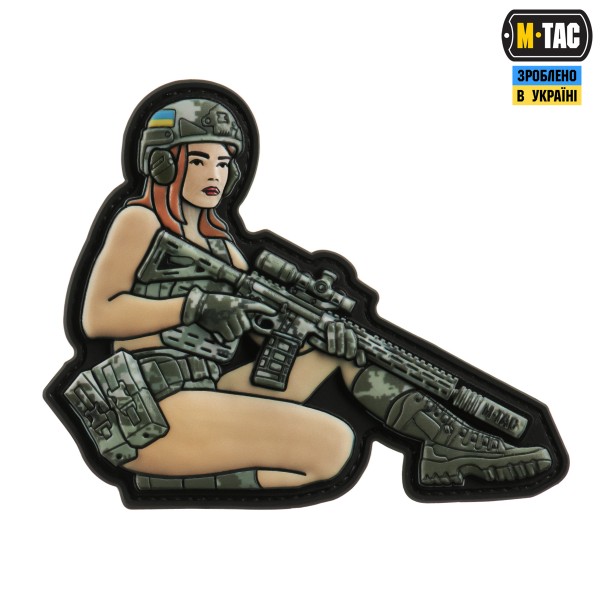 M-Tac нашивка Tactical girl №2 PVC MM14 - 51116204