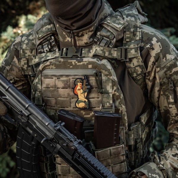 M-Tac нашивка Tactical girl №4 PVC Руда - 51116215 M-Tac нашивка Tactical girl №4 PVC Руда - 51116215