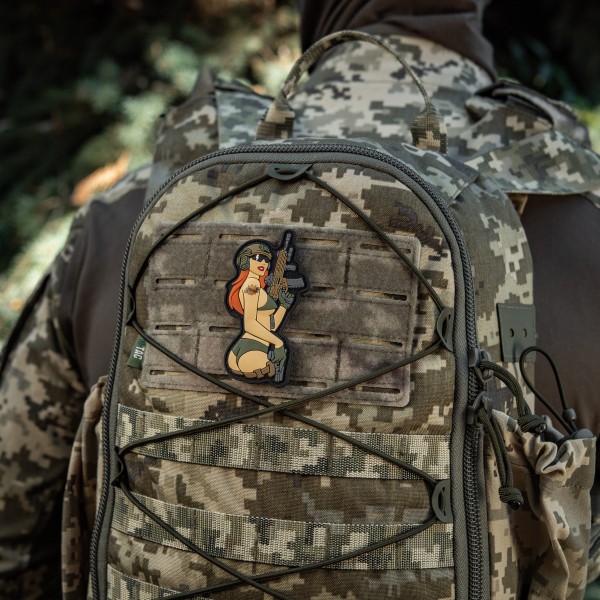M-Tac нашивка Tactical girl №4 PVC Руда - 51116215 M-Tac нашивка Tactical girl №4 PVC Руда - 51116215