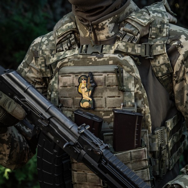 M-Tac нашивка Tactical girl №4 PVC Blonde - 51116216