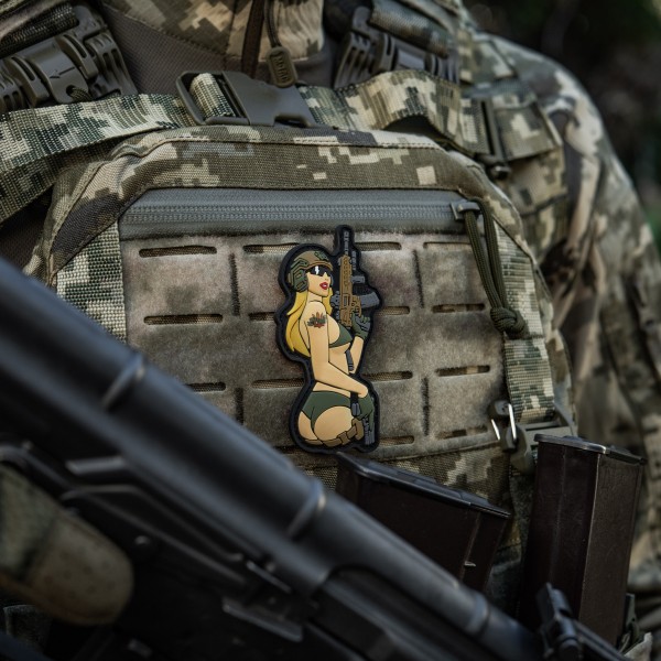 M-Tac нашивка Tactical girl №4 PVC Blonde - 51116216