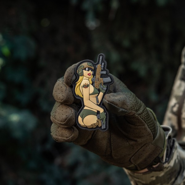 M-Tac нашивка Tactical girl №4 PVC Blonde - 51116216