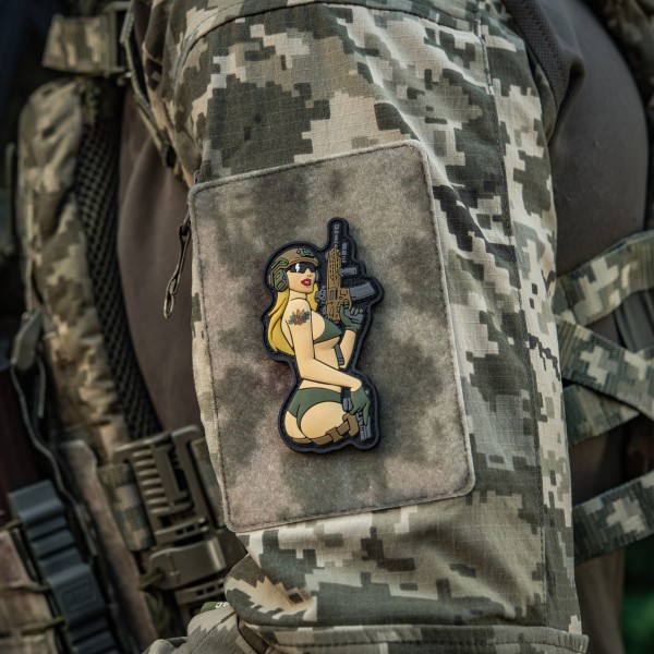 M-Tac нашивка Tactical girl №4 PVC Blonde - 51116216
