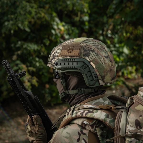 M-Tac нашивка прапор України з гербом рельєфний PVC койот - 51116219 M-Tac нашивка прапор України з гербом рельєфний PVC койот - 51116219