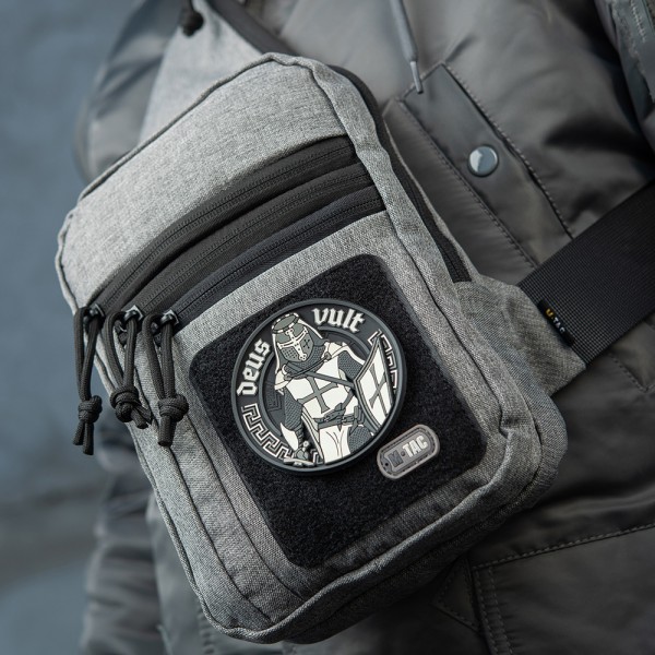 M-Tac нашивка Deus Vult 3D ПВХ чорно-біла - 51116236 M-Tac нашивка Deus Vult 3D ПВХ чорно-біла - 51116236