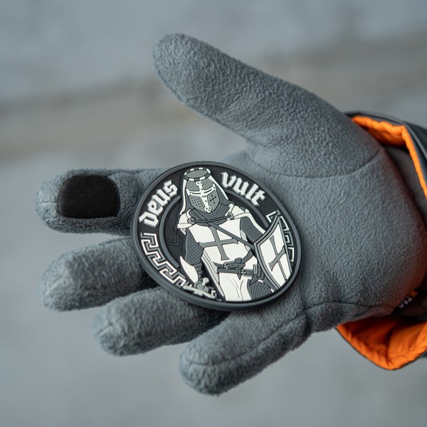 M-Tac нашивка Deus Vult 3D ПВХ чорно-біла - 51116236 M-Tac нашивка Deus Vult 3D ПВХ чорно-біла - 51116236