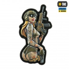 M-Tac нашивка Tactical girl №4 PVC tattoo Якудза