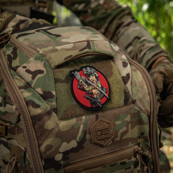 M-Tac нашивка Tactical girl №3 Водограй Green PVC - 51116401 M-Tac нашивка Tactical girl №3 Водограй Green PVC - 51116401