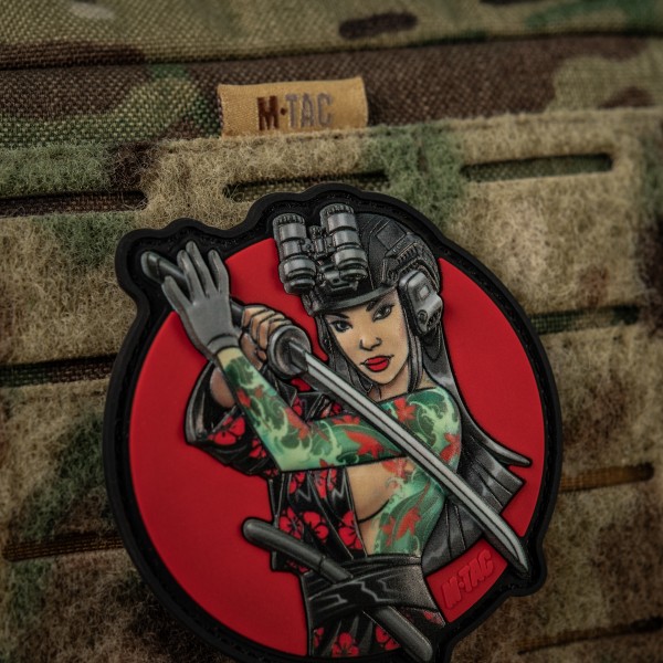 M-Tac нашивка Tactical girl №3 Водограй Бірюза PVC - 51116405 M-Tac нашивка Tactical girl №3 Водограй Бірюза PVC - 51116405
