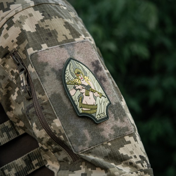 M-Tac нашивка Піка Валькірія PVC olive - 51116601