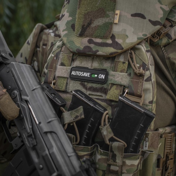 M-Tac нашивка Autosave PVC Black - 51116702 M-Tac нашивка Autosave PVC Black - 51116702