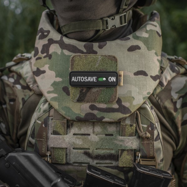 M-Tac нашивка Autosave PVC Black - 51116702 M-Tac нашивка Autosave PVC Black - 51116702