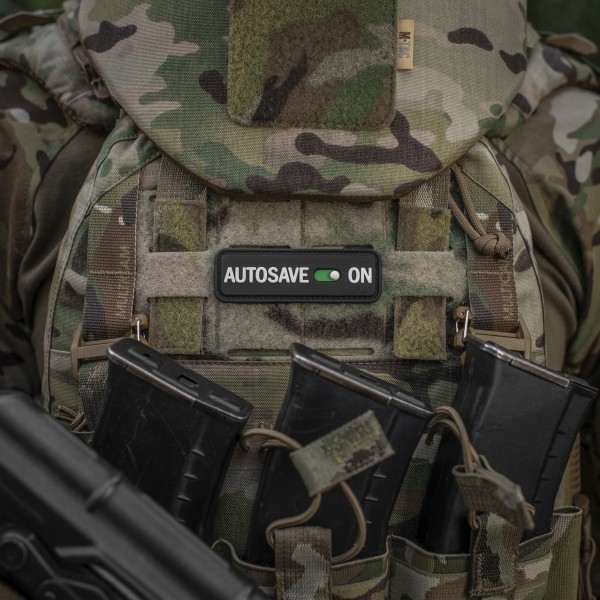 M-Tac нашивка Autosave PVC Black - 51116702 M-Tac нашивка Autosave PVC Black - 51116702