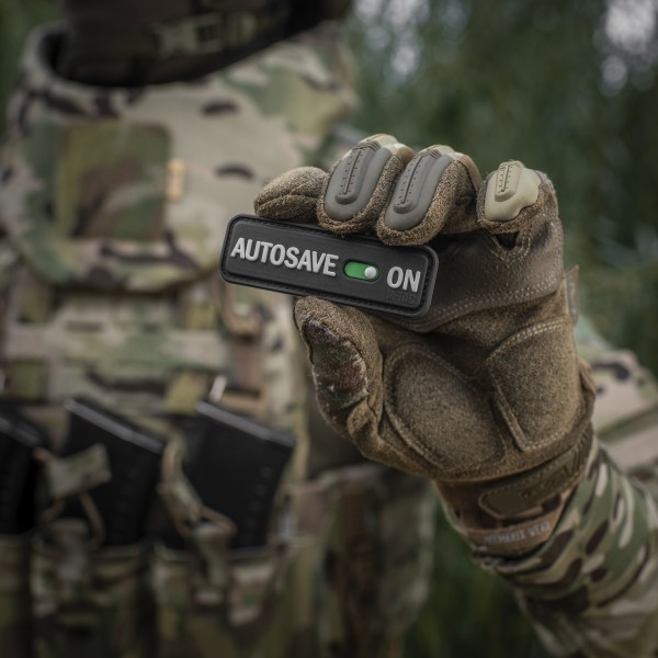 M-Tac нашивка Autosave PVC Black - 51116702 M-Tac нашивка Autosave PVC Black - 51116702