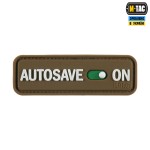 M-Tac нашивка Autosave PVC Coyote