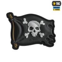 M-Tac нашивка Веселий Роджер PVC Black