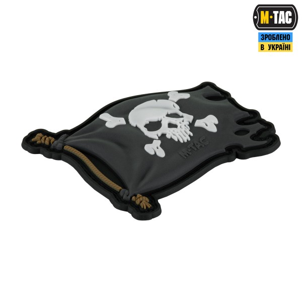 M-Tac нашивка Веселий Роджер PVC Black - 51116802