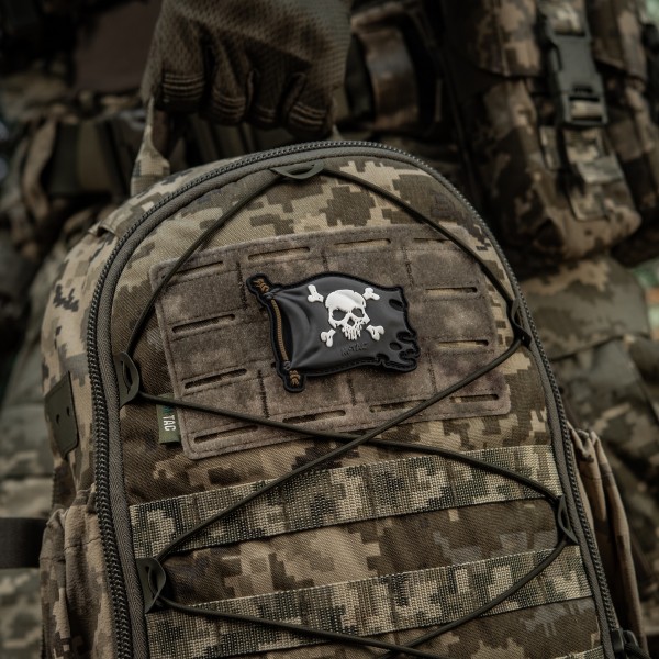 M-Tac нашивка Веселий Роджер PVC Black - 51116802