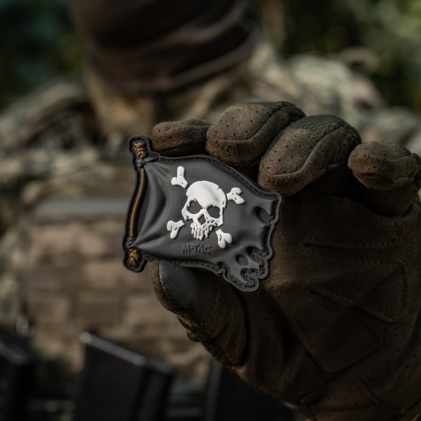M-Tac нашивка Веселий Роджер PVC Black - 51116802