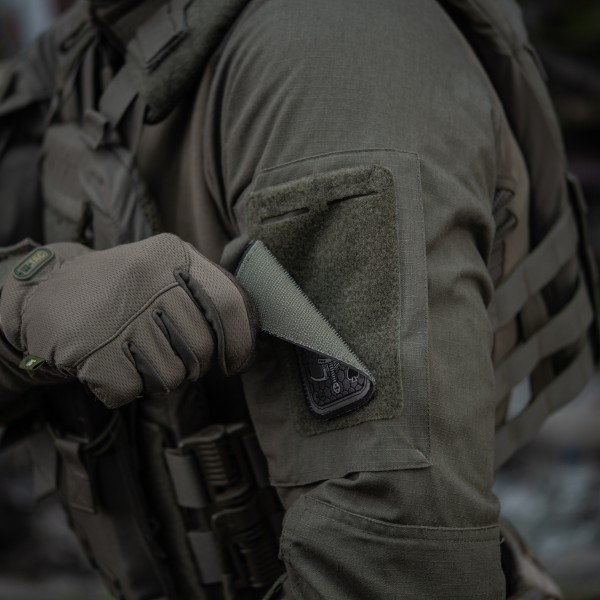 M-Tac нашивка Deus Vult Ace (жаккард) сіра - 51117011 M-Tac нашивка Deus Vult Ace (жаккард) сіра - 51117011