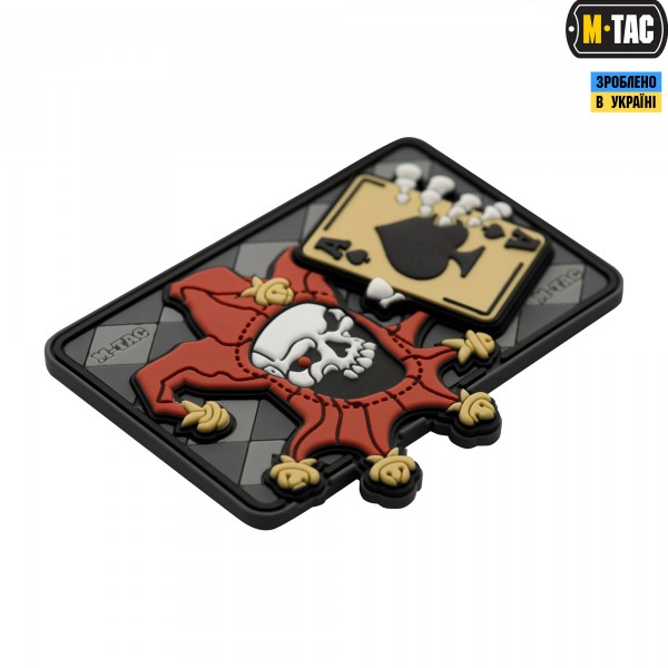 M-Tac нашивка Joker Skull 3D PVC - 51120000