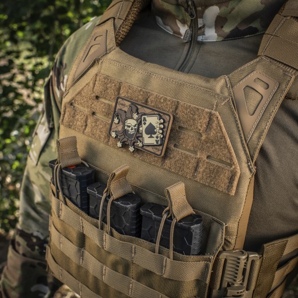 M-Tac нашивка Joker Skull 3D PVC Coyote - 51120005