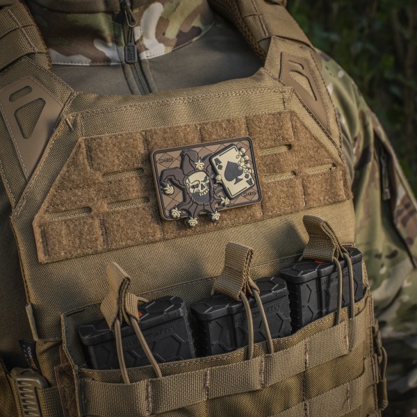 M-Tac нашивка Joker Skull 3D PVC Coyote - 51120005