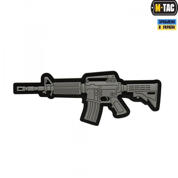 M-Tac нашивка M4A1 3D PVC Grey - 51121011