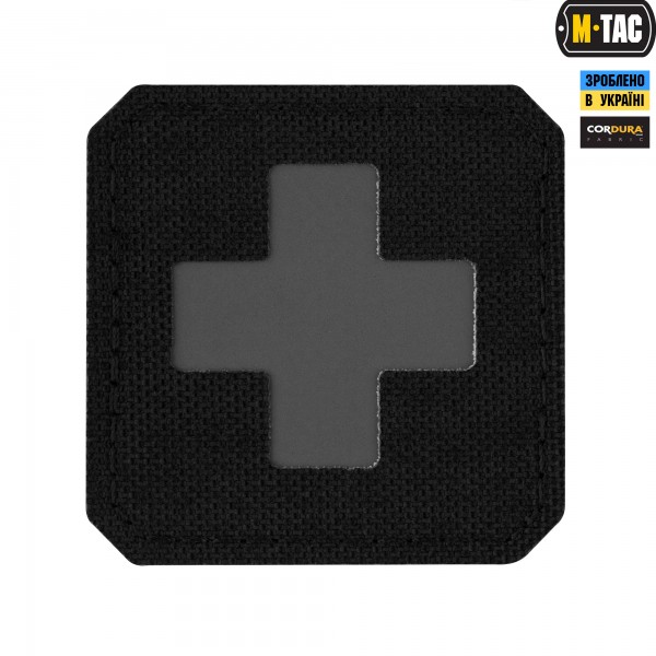 M-Tac нашивка Medic Cross Laser Cut Black/Grey - 51122211