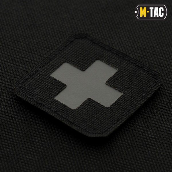 M-Tac нашивка Medic Cross Laser Cut Black/Grey - 51122211 M-Tac нашивка Medic Cross Laser Cut Black/Grey - 51122211