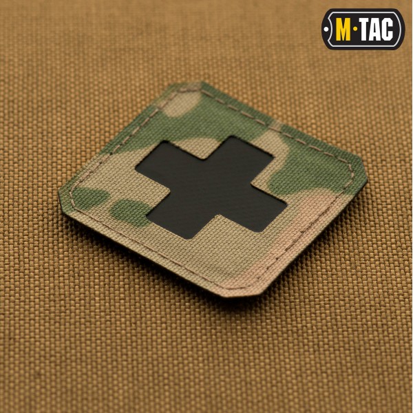 M-Tac нашивка Medic Cross Laser Cut Multicam/Black - 51122802 M-Tac нашивка Medic Cross Laser Cut Multicam/Black - 51122802