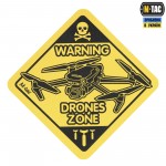 M-Tac нашивка Drones Zone Yellow/Black