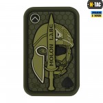 M-Tac нашивка Molon Labe Ace 3D PVC Olive