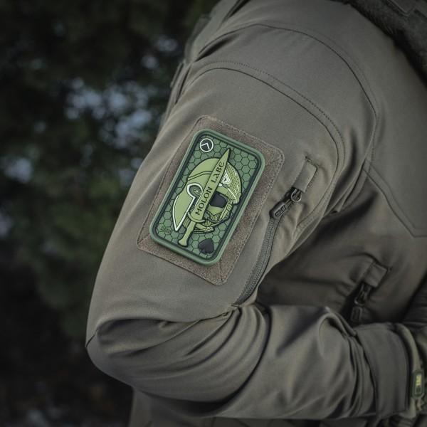 M-Tac нашивка Molon Labe Ace 3D PVC Olive - 51127001