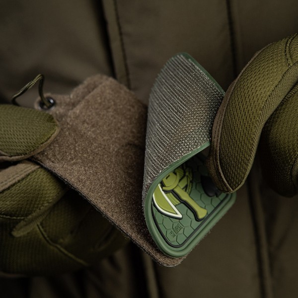 M-Tac нашивка Molon Labe Ace 3D PVC Olive - 51127001