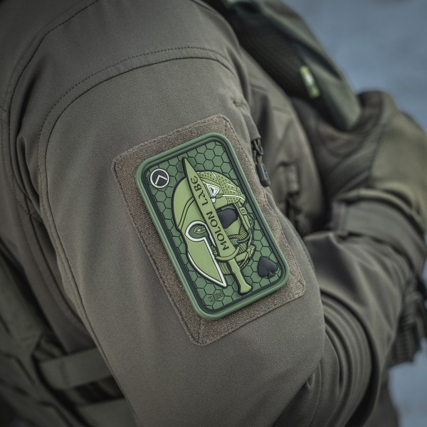 M-Tac нашивка Molon Labe Ace 3D PVC Olive - 51127001