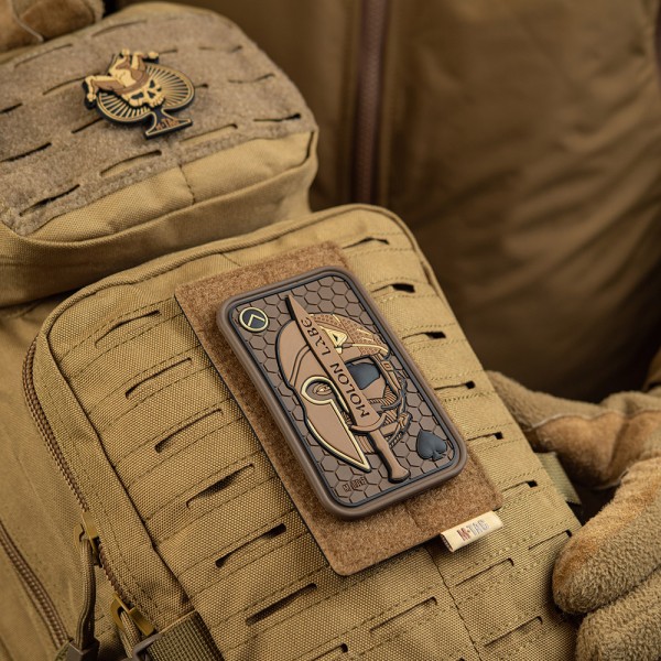 M-Tac нашивка Molon Labe Ace 3D ПВХ койот - 51127005