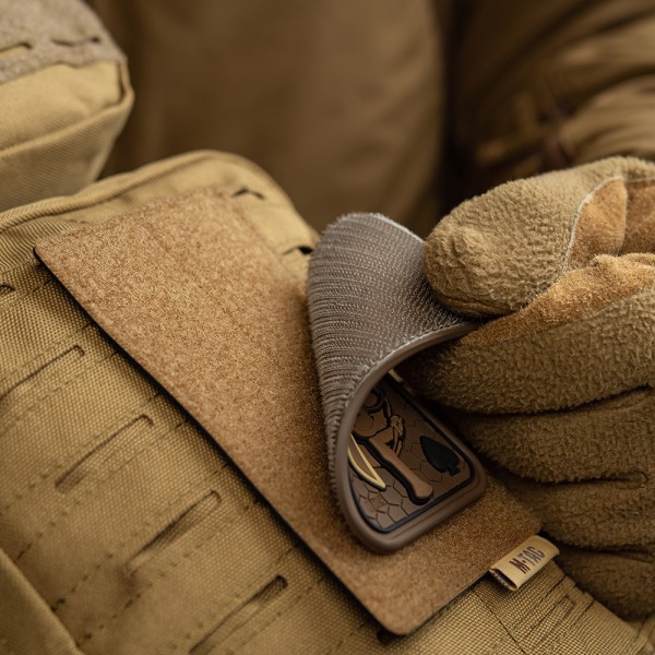 M-Tac нашивка Molon Labe Ace 3D ПВХ койот - 51127005