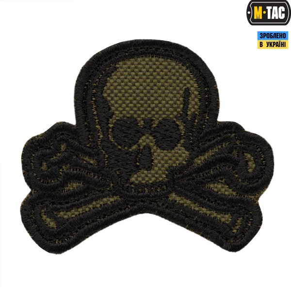 M-Tac нашивка Old Skull олива - 51132001