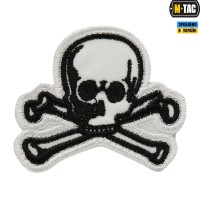 M-Tac нашивка Old Skull белая