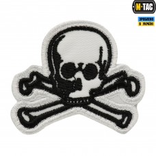 M-Tac нашивка Old Skull белая