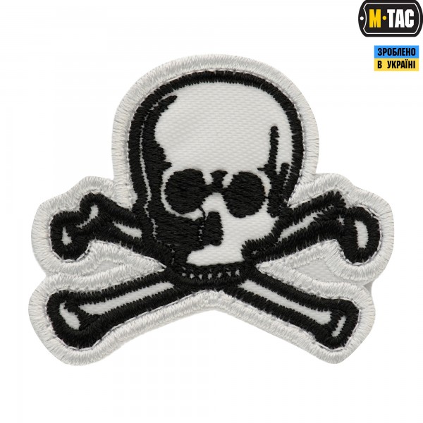 M-Tac нашивка Old Skull біла - 51132036