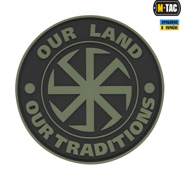 M-Tac нашивка Our Land PVC Olive - 51133001