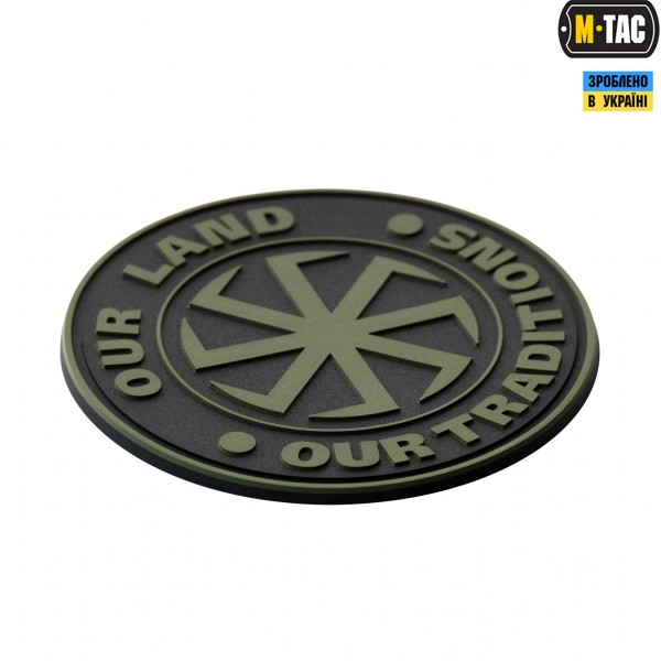 M-Tac нашивка Our Land PVC Olive - 51133001