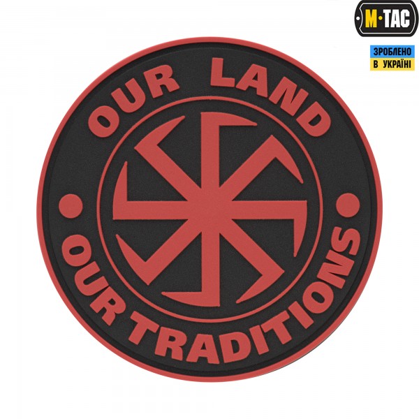 M-Tac нашивка Our Land PVC Red - 51133033
