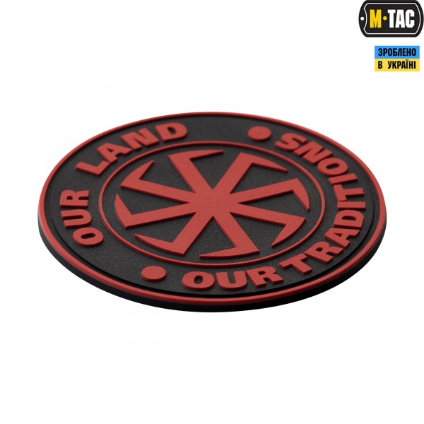 M-Tac нашивка Our Land PVC Red - 51133033